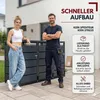 Kontejner na odpadky pro 3 nádoby, s pedálem, objem 120–240 Náhled obrázku produktu 8