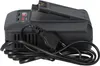 A black Bosch battery charger with a power cord. Náhled obrázku produktu