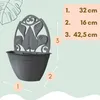 2er Set Blumentopf Wand Blumentopf Wandmontage Produktbild-Vorschau 2