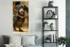 MuchoWow® Poster Porträt eines schwarzen Dackels 60x120 cm Produktbild-Vorschau 4