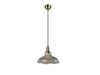1 flammige LED Pendellampe Glas Lampenschirm Esszimmer Produktbild-Vorschau 2