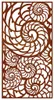 vidaXL Garten-Wanddeko 105x55 cm Cortenstahl Muschel-Design Produktbild-Vorschau 3