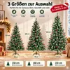 HOMAVO Umelý vianočný stromček 210 cm pre domácnosť dvor Náhľad obrázku produktu 11