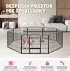 tectake® Enclos pour chiots Lisa 8 pièces, pliable Ancrage Voir les images du produit 25