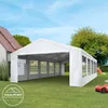 TOOLPORT Tendone per feste gazebo 6x12 m bianco PE 350 N Anteprima dell’immagine prodotto 2