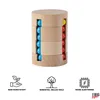 EUROtops Knobelzylinder aus Holz – Denkspiel mit 20 Kugeln, Produktbild-Vorschau 7
