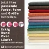 DecoHomeTextil Leinen Optik Tischdecke Dunkelbraun Oval 160 Produktbild-Vorschau 3