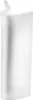 A white door handle on a white background. Produktbild-Vorschau