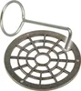 A drain cover and its lifting tool are shown against a white background. Produktbild-Vorschau