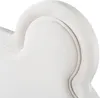 A close-up view of the white upholstered headboard of a bed. Náhľad obrázku produktu