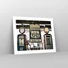 Poster - Poster ohne Rahmen - Straße alt 66 USA - 50x40 cm Produktbild-Vorschau 7