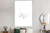 MuchoWow® Poster Hände - Linienkunst - Beziehung 120x180 cm Produktbild-Vorschau 4