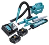 Makita DCL 184 RF Akku Staubsauger 18 V 54 mbar 0,5 l + 2x Produktbild-Vorschau 2