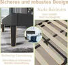 XMTECH Polsterbett 90 x 200 cm Einzelbett mit Leder Produktbild-Vorschau 4