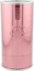 Zylindrische, roséfarbene Metalldose von Jean Paul Gaultier Classique mit geprägtem Logo und goldener Aufschrift „Eau de Parfum“. Produktbild-Vorschau