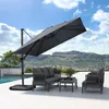 PURPLE LEAF Ampelschirm Twist 300 x 300 cm Sonnenschirm mit Produktbild-Vorschau 1