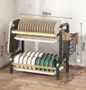 Ociekacz Na Naczynia Dwupoziomowy 39X53X23,5Cm Czarny Podgląd zdjęcia produktu 6