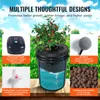 A hydroponics grow system with a plant, water, and various components displayed against a blurred outdoor background. Produktbild-Vorschau