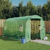 Gewächshaus mit Stahlrahmen Grün 8 m² 4x2x2 m Produktbild-Vorschau 2