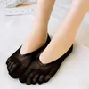 5 Zehensocken in Schwarz, Grau, Rosa, Hautfarben und Weiß Produktbild-Vorschau 2