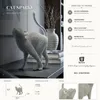 Figura decorativa de gato, estructura de resina, 17,5x9x26 Vista previa de la imagen del producto 9