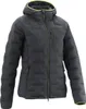Dolo Jacket Daunenjacke von Edelrid in Schwarz mit Kapuze und grünem Reißverschluss. Produktbild-Vorschau