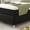 Boxspringbett Köln Plus 90x200 cm Webstoff Schwarz mit Produktbild-Vorschau 5