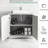 COSTWAY Szafka pod umywalkę, wolnostojąca szafka łazienkowa Podgląd zdjęcia produktu 7
