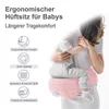 M-Castle Hüftsitz Babytrage mit verstellbarem Gurt Produktbild-Vorschau 2