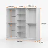 Drehtürenschrank SEVILLA 6D, Schlafzimmer, Kleiderschrank Produktbild-Vorschau 7