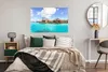 MuchoWow® Poster Die über dem Wasser hängenden Bungalows Produktbild-Vorschau 4