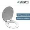 SCHÜTTE WC Sitz RED STARFISH High Gloss mit MDF Holzkern, Produktbild-Vorschau 4