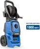 A blue Hyundai electric pressure washer is shown against a white background, with a text overlay indicating its motor power. Produktbild-Vorschau