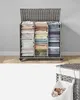 SONGMICS Wäschekorb, 160 L, mit Deckel, 3 Fächer, Produktbild-Vorschau 3