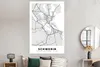 MuchoWow® Poster Deutschland - Karte - Schwerin - Stadtplan Produktbild-Vorschau 4