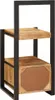 vidaXL Ankleidehaken mit Regal Braun 40 x 40 x 90 cm Produktbild-Vorschau 5