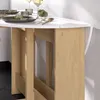Stół do jadalni Vicco Rondo Gold power dąb/biały 100 x 100 Podgląd zdjęcia produktu 5
