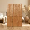 Homestyle4u Paravent Raumteiler 3 teilig Weide Natur Indoor Produktbild-Vorschau 2