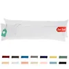 Jersey Kissenbezug 2er Set 40x145 cm 100% Baumwolle Weiss Produktbild-Vorschau 1