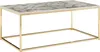 WOHNLING Couchtisch 100x60x40 cm mit Marmor Optik Weiß / Produktbild-Vorschau 6