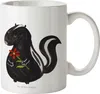 Mr. & Mrs. Panda Pott Stinktier Blume - Weiß - Geschenk, Produktbild-Vorschau 1