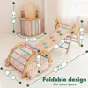 5-in-1 Montessori Klettergerüst Indoor aus Holz mit Rutsche Produktbild-Vorschau 4