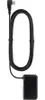 A black cable with a right-angle connector and a small rectangular module attached to the end, laid out on a white background. Produktbild-Vorschau