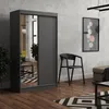 Kleiderschrank JOHN 120 ANTHRACITE, 120x60x215 cm – mit Produktbild-Vorschau 2