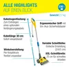Gloria Haus und Garten FineCut 230V Mains Grass trimmer Anteprima dell’immagine prodotto 7