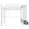 Łóżko loftowe Sweiko, 90 x 200 cm, żelazna rama, z Podgląd zdjęcia produktu 14