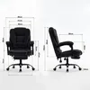 Fotel biurowy BOSS, krzesło obrotowe ergonomiczne, Podgląd zdjęcia produktu 7