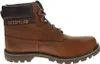 A side view of a brown leather Caterpillar work boot. Produktbild-Vorschau