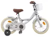vidaXL Kinderfahrrad 14 Zoll für 3-5 Jahre alt Hellgrau Produktbild-Vorschau 1