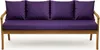 Gartenkissen Set Violett – 170x60 + 4x50x56 cm Gartenkissen Produktbild-Vorschau 1